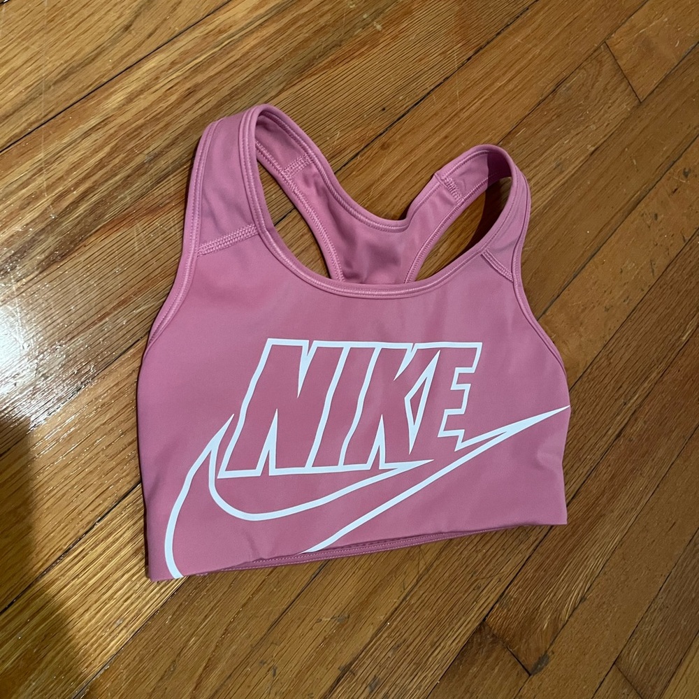 Nike pink sports bra